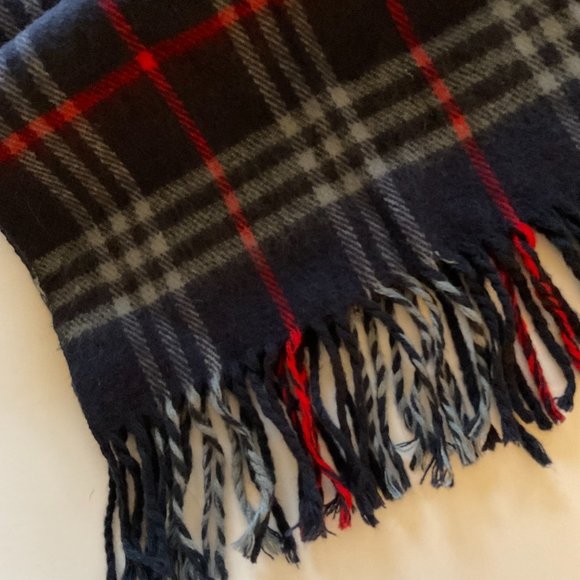 VINTAGE ROYAL ROSSI Men's Tartan Plaid Cashmere Scarf EUC - Picture 4 of 6